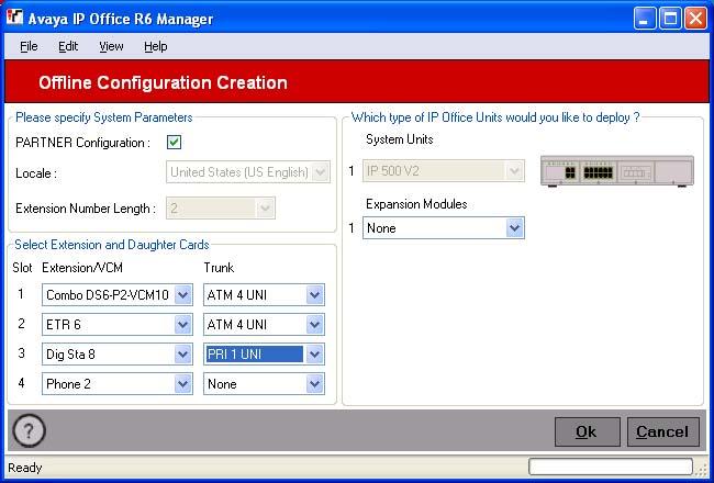 1.11 Creating a Configuration File Manager can be used to create a configuration file a new configuration file for a system.