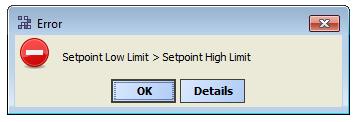Setpoint Low Limit: A user can enter a Setpoint Low Limit in Occupied Mode within the range of 45 ºF to 99 ºF. The default value is 62 ºF. 2.