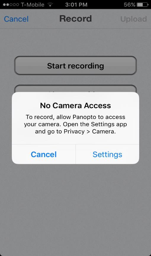 Tap the folder name. Enter a session name, title, for your recording.
