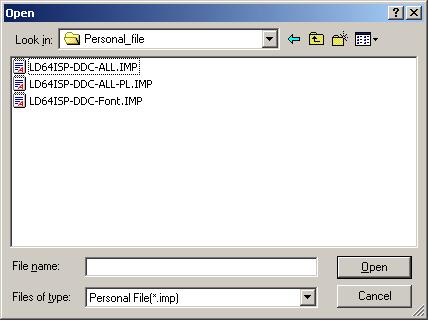 Operation for the DDC ICP Run the Control software 3.4 Run the Control software nc. Double click the ICPexe.