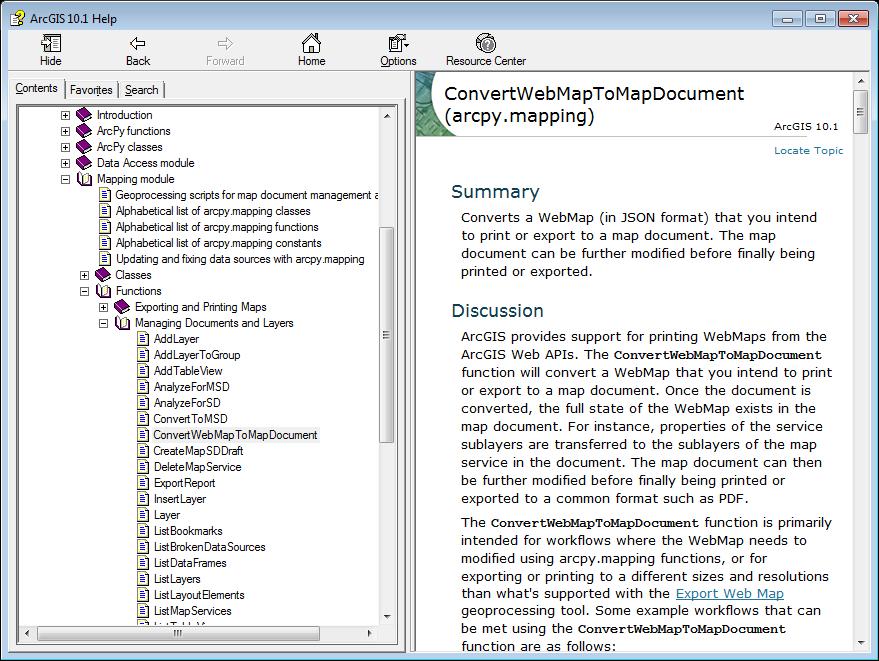 Custom Print Workflows: ArcPy.Mapping New ArcPy.