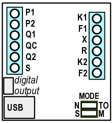 the action of the relays and LEDs in response to train detection depends on the operating mode selected by the user.