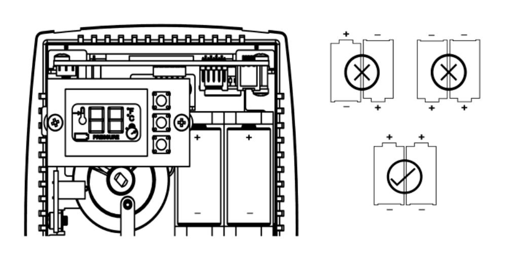 5. Connect the branch and main tubes to the air tubes marked B and M on the rear of the WPT, as shown in Figure 6. Connect the pneumatic tube to the M port in case of single pipe WPT. Figure 6. Connecting Main and Branch Tubes to M and B Ports 6.
