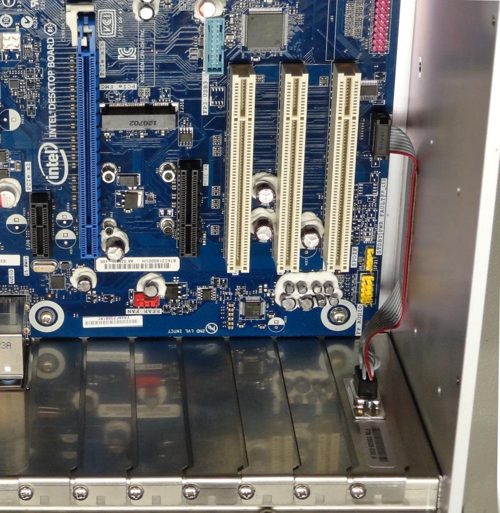 5 Installing additional expansion cards Always disconnect the Power outlet before removing the top cover. Remove the 9 overhead screws and top cover.