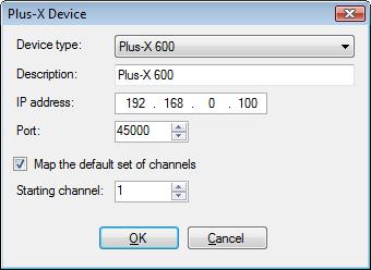 Unpaired Relay Example Plus-X 600 relay #1 is not paired and the ARC Plus has mapped the Plus-X 600 s channels starting at ARC Plus channel #1.