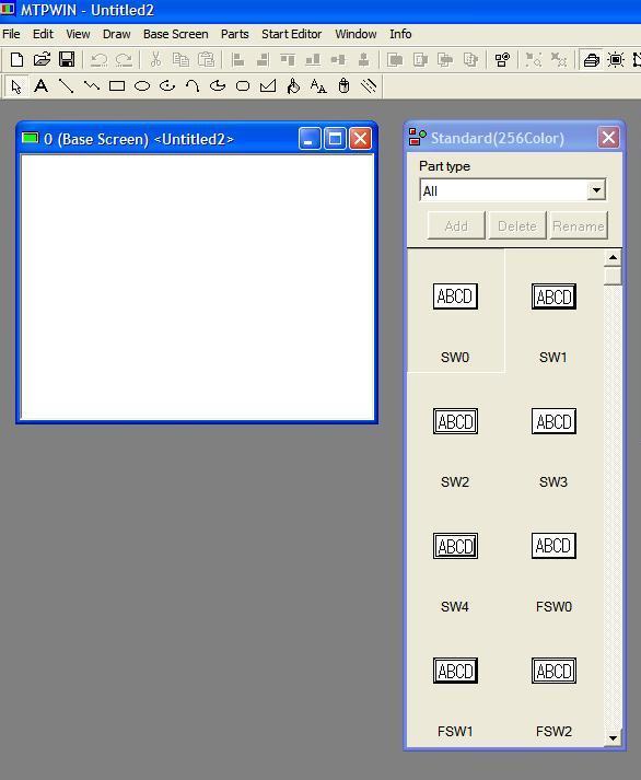 M3+ M3 + Placing a component (part) on the screen To place a part on the screen, click on the part with the left mouse key, hold the key,