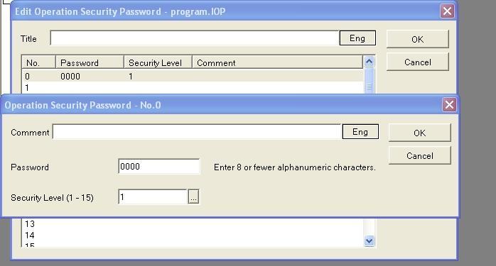 M3+ M3 + Password management Example: To access level 4 1 2 3 4 Password Video The passwords can be used to secure certain parts or pages.