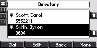 Customizing Your Phone Note Press the Right arrow key from the idle display to access the Placed Calls list. Press the Left arrow key from the idle display to access the Received Calls list.
