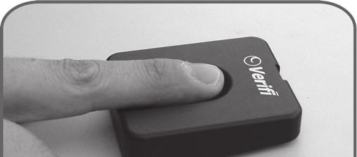 About the Reader Proper Use of the Fingerprint Reader NOTE: Fingerprint verification