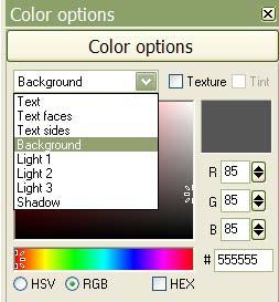 27 are displayed in the example shown (Fig.28). Colour Options The Colour Options dialogue box (Fig.