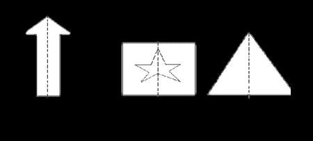 Line Symmetry (Reflection Symmetry)- divides the figure into two congruent halves. Angle of Rotational Symmetry- The smallest angle through which the figure is rotated to coincide with itself.