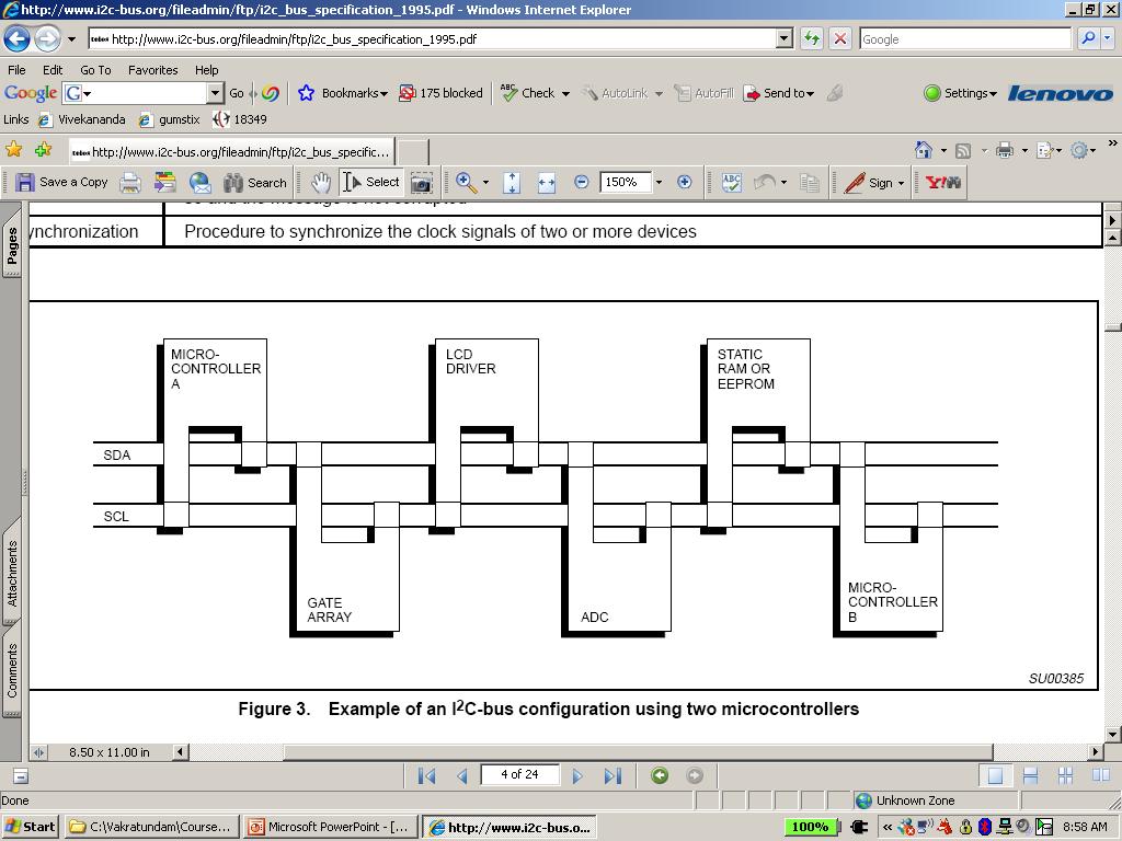 I2C-Connected System Example I2C-connected system with
