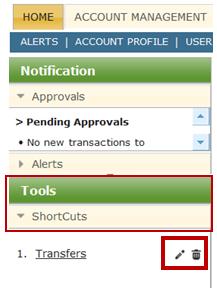 Notification Within the Notification window, notification of Pending Approvals will appear. If there are no pending approvals then the area below ">Pending Approvals" will remain blank.