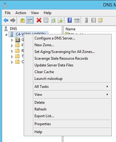 Configure DNS and DHCP for Hyper-V Guests 1.