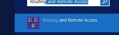 2. Open the Routing and Remote Access tool. 3.