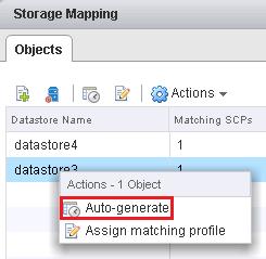 Managing VVol datastores by using VASA Provider 21 generate, VASA Provider creates a profile that contains the capabilities that are used by that datastore.