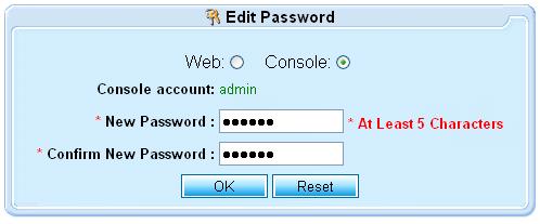 Chapter 4: Local Setup Before proceed to Local Setup, please login to E-Detective system web management System Setting Edit Password and setup