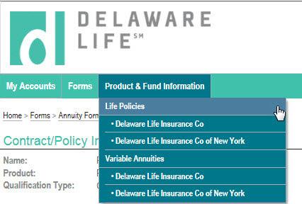 Product & Fund Information The Product & Fund Information section of the website provides you with additional information on your Variable Life and