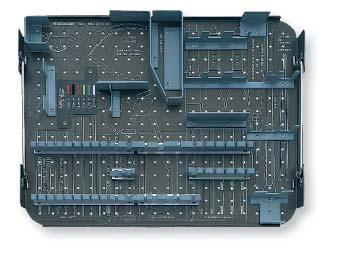 603] The Graphic Cases will accommodate either the Standard Screwdriver Instrument Tray or the Ratcheting Screwdriver Instrument Tray and two or four modules (ordered separately).