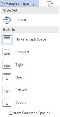 Paragraph Formatting 75 3. Select 2.0 to double-space the text. 4. Place the insertion point in the second paragraph. 5. In the Paragraph group, launch the dialog box. 6.