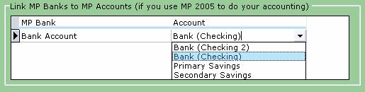 1. Expand the Accounting category of Membership Plus 2005 Deluxe 2. Click Accounts to open that module 3.