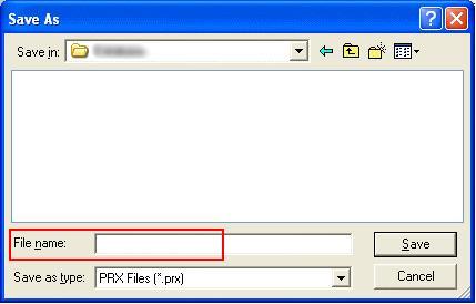 (5) Click [Receive Project], and the following dialog box will appear.