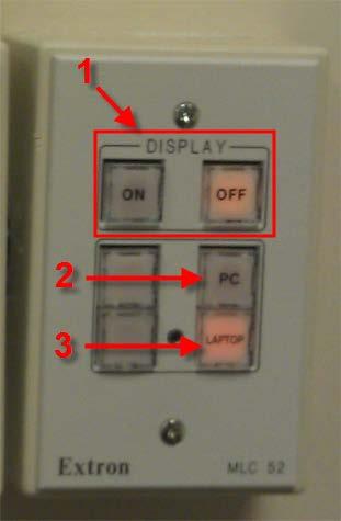 What each control does 1. Display On / Off Use these buttons to turn the display on or off. The button representing the current status will be lit up. 2.