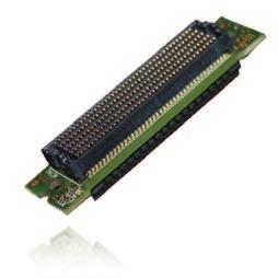 Over the length matched high-performance board up to 150 I/0s can be connected with the maximum point to point performance depending on the used FPGA type.