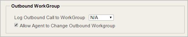 Configuring Queue Options Administrators and Workgroup supervisors must enable the Allow Agent to Change Outbound Workgroup option (on the Workgroup > Group Membership tab) in order to enable the