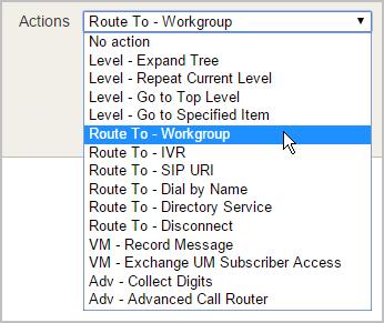 Configuring IVR Menu Items Third step Set the Priority for MaxACD priority queuing. You can assign a priority number from 1-9 to the customer who selects this menu item.