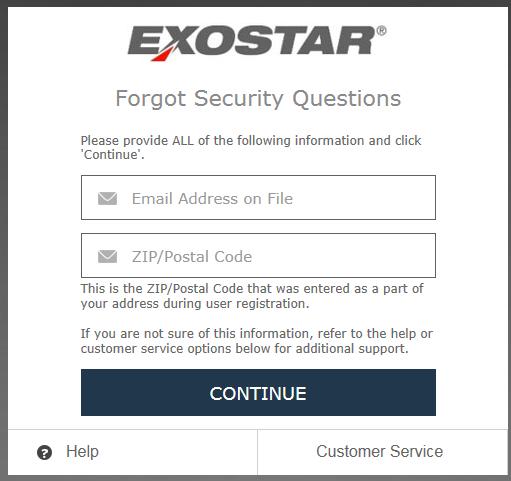 1. Select the Forgot Security Questions/Answers? link. 2.