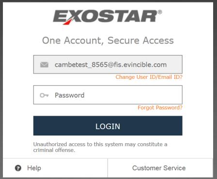 3. Enter your password. Click Login. Note: If the system recognizes that your credential has not been activated, you will be prompted to resend the activation email. 4.