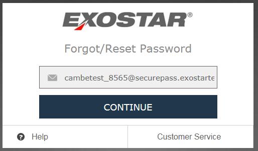 2. Click Forgot Password link. 3. Enter your user ID. Click Continue. 4.