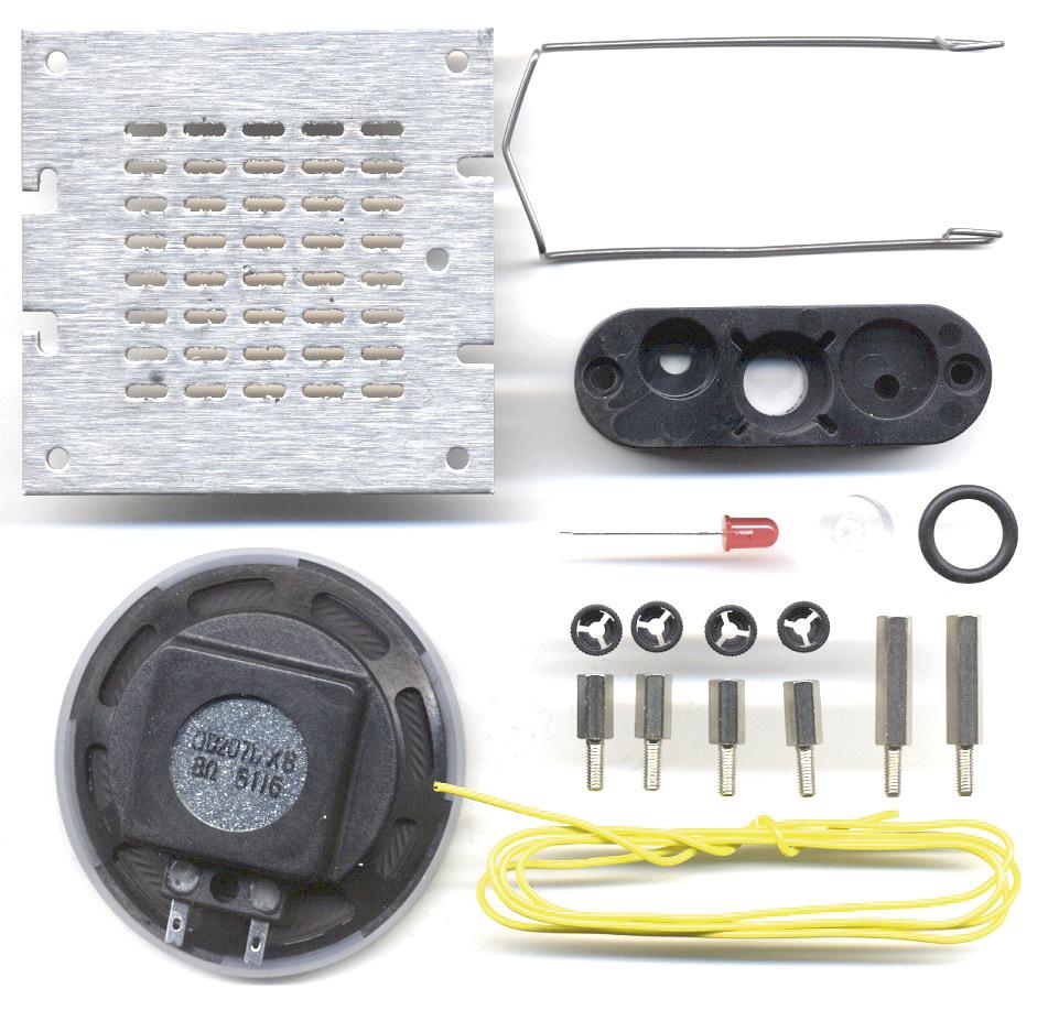 1008091000 The mounting and assembly kit includes gaskets, a 2-inch loudspeaker, loudspeaker