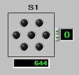 This tab represents the front panel of the connected Series 8000 Switch that was automatically identified by the GUI