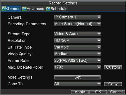 Configure Record Settings There are multiple ways to setup your DVR recording.