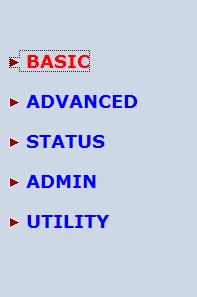 4.1 Basic Setup The Basic Setup contains Bridge or Route operation mode. User can use it to completely setup the router. After successfully completing it, you can access Internet or as LAN extension.