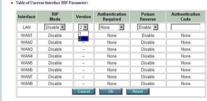 table. Silent: The router does not broadcast the routing table, but it accepts RIP broadcast packets that it receives.