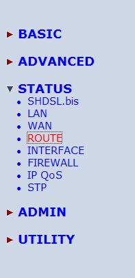 4.3.4 ROUTE Routing tables contain a list of IP address.