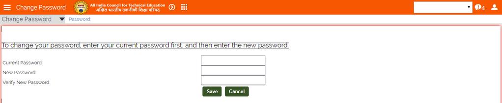 Password, New Password &