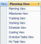 The Work Planner is built into the standard SharePoint Task List and is easily customized to meet multiple schedule methodologies (i.e. Waterfall, Spiral, SCRUM, etc.).