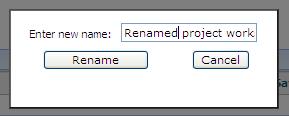 3. Click Rename Template to the right of the Template Name to change. 4. Enter the new name in the textbox and click the Rename button. 5.