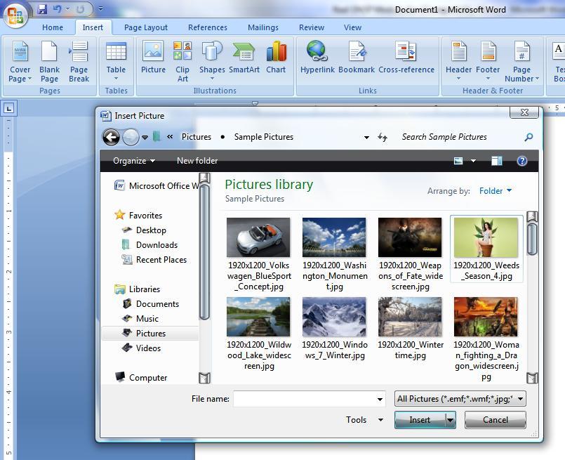 Click Insert 7.3 To insert Smart Art Smart Art is a collection of graphics you can utilize to organize information within your document. It includes timelines, processes, or workflow.