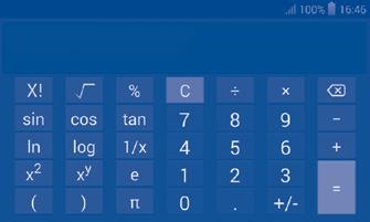 Touch digits one by one, touch and hold to delete all at one time. You can clear the calculator's history by touching.