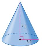 If a cone and cylinder have the same volume and the same height, and the cone has