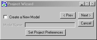 Defining the Project Preferences Defining the Project Preferences Step 1. Continuing with the Project Wizard dialog as shown.