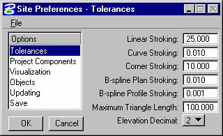 Create a New Model: Model Name: Toggle On H17682-pond Step 2. The Site Preferences dialog will appear.