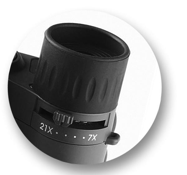 Others will not have a center focus wheel, and you must turn each eyepiece independently to focus. Never try and force an eyepiece if it was not designed to turn.
