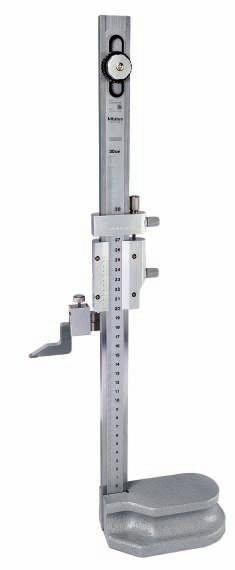 Vernier Height Gauge Functions Series 514 Fine adjustment Specifications Graduation Scale adjustment Delivered Refer to the list of specifications.