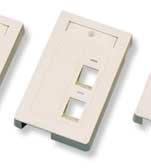 clip for hands-free termination Built-in fiber cable management All HideAway Outlets